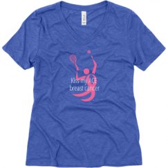 Ladies Relaxed Fit Super Soft Triblend V-Neck Tee