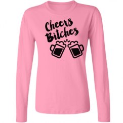Ladies Relaxed Fit Basic Long Sleeve Tee