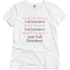 call grandma tee