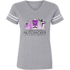 Ladies Relaxed Fit Vintage Sports Tee