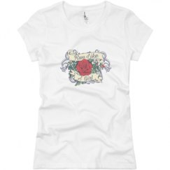 Ladies Slim Fit Basic Promo Jersey Tee