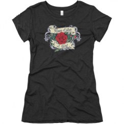 Ladies Slim Fit Super Soft Triblend Tee