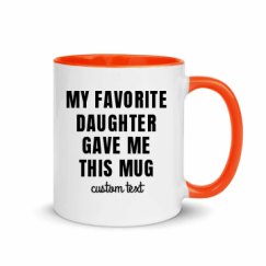 11oz Ceramic Mug with Color Inside