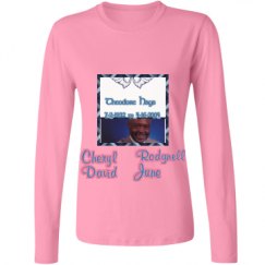 Ladies Relaxed Fit Basic Long Sleeve Tee