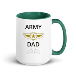 15oz Ceramic Mug with Color Inside