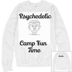 Psychedelic Camp Fun Time Crewneck