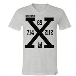 Unisex V-Neck Jersey Tee