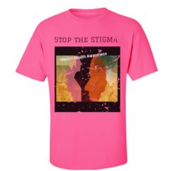 Unisex Ultra Cotton Safety Neon Crewneck Tee