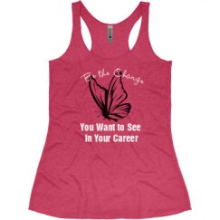 Ladies Slim Fit Super Soft Racerback Triblend Tank