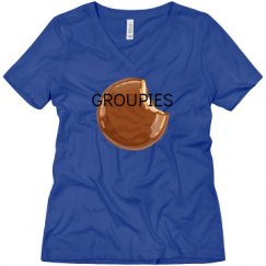 Ladies Relaxed Fit V-Neck Tee
