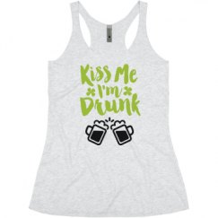 Ladies Slim Fit Super Soft Racerback Triblend Tank