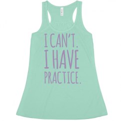 Ladies Flowy Racerback Tank