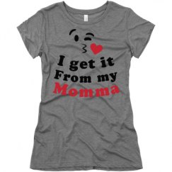 Ladies Slim Fit Super Soft Triblend Tee