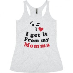 Ladies Slim Fit Super Soft Racerback Triblend Tank