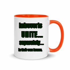 11oz Ceramic Mug with Color Inside