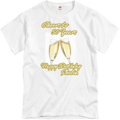 Women's Pale Pink Birthday Shirt