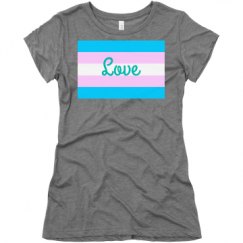 Ladies Slim Fit Super Soft Triblend Tee