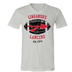 Unisex V-Neck Jersey Tee