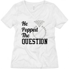 Ladies Relaxed Fit V-Neck Tee