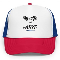 Wife is psycHOTic Hat green