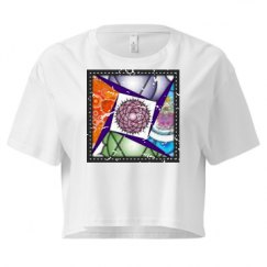 Ladies Festival Cali Crop Top Tee