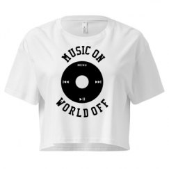 Ladies Festival Cali Crop Top Tee