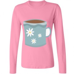 Ladies Relaxed Fit Basic Long Sleeve Tee
