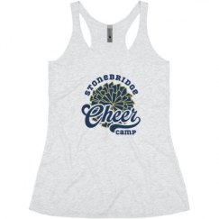 Ladies Slim Fit Super Soft Racerback Triblend Tank