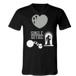 Unisex V-Neck Jersey Tee