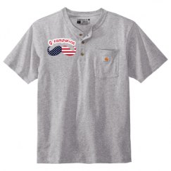 Unisex Carhartt Henley Tee 