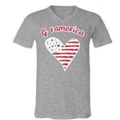 Unisex V-Neck Jersey Tee