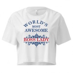 Ladies Festival Cali Crop Top Tee