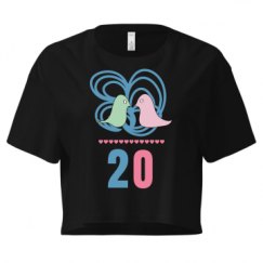 Ladies Festival Cali Crop Top Tee