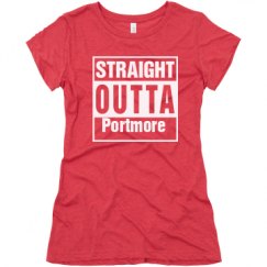 Ladies Slim Fit Super Soft Triblend Tee