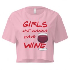 Ladies Festival Cali Crop Top Tee