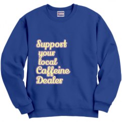 Unisex Film and Foil Crewneck Sweatshirt