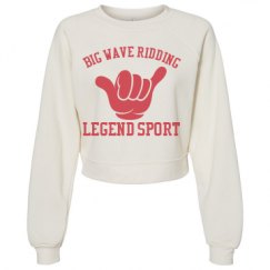 Women's Raglan Pullover Fleece