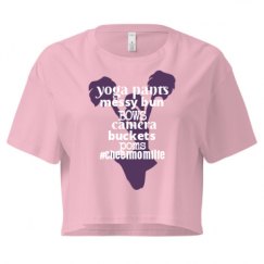 Ladies Festival Cali Crop Top Tee