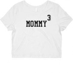 Ladies Slim Fit Crop Top Tee