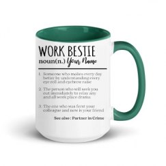 15oz Ceramic Mug with Color Inside