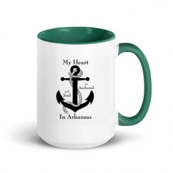 15oz Ceramic Mug with Color Inside