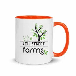 11oz Ceramic Mug with Color Inside