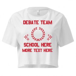 Ladies Festival Cali Crop Top Tee