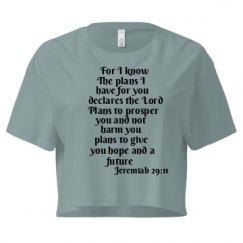 Ladies Festival Cali Crop Top Tee