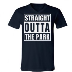 Unisex V-Neck Jersey Tee