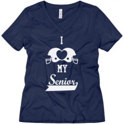 Ladies Relaxed Fit V-Neck Tee