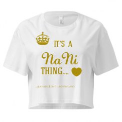 Ladies Festival Cali Crop Top Tee