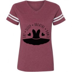 Ladies Relaxed Fit Vintage Sports Tee