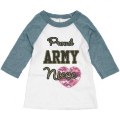 Toddler 3/4 Sleeve Raglan Tee