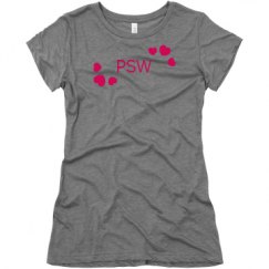 Ladies Slim Fit Super Soft Triblend Tee